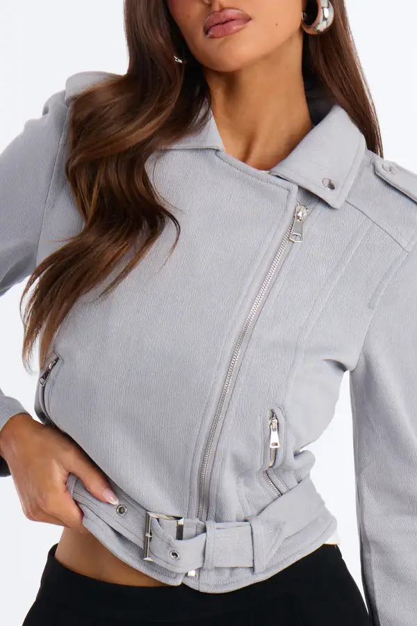 Chaqueta Azul Polveado