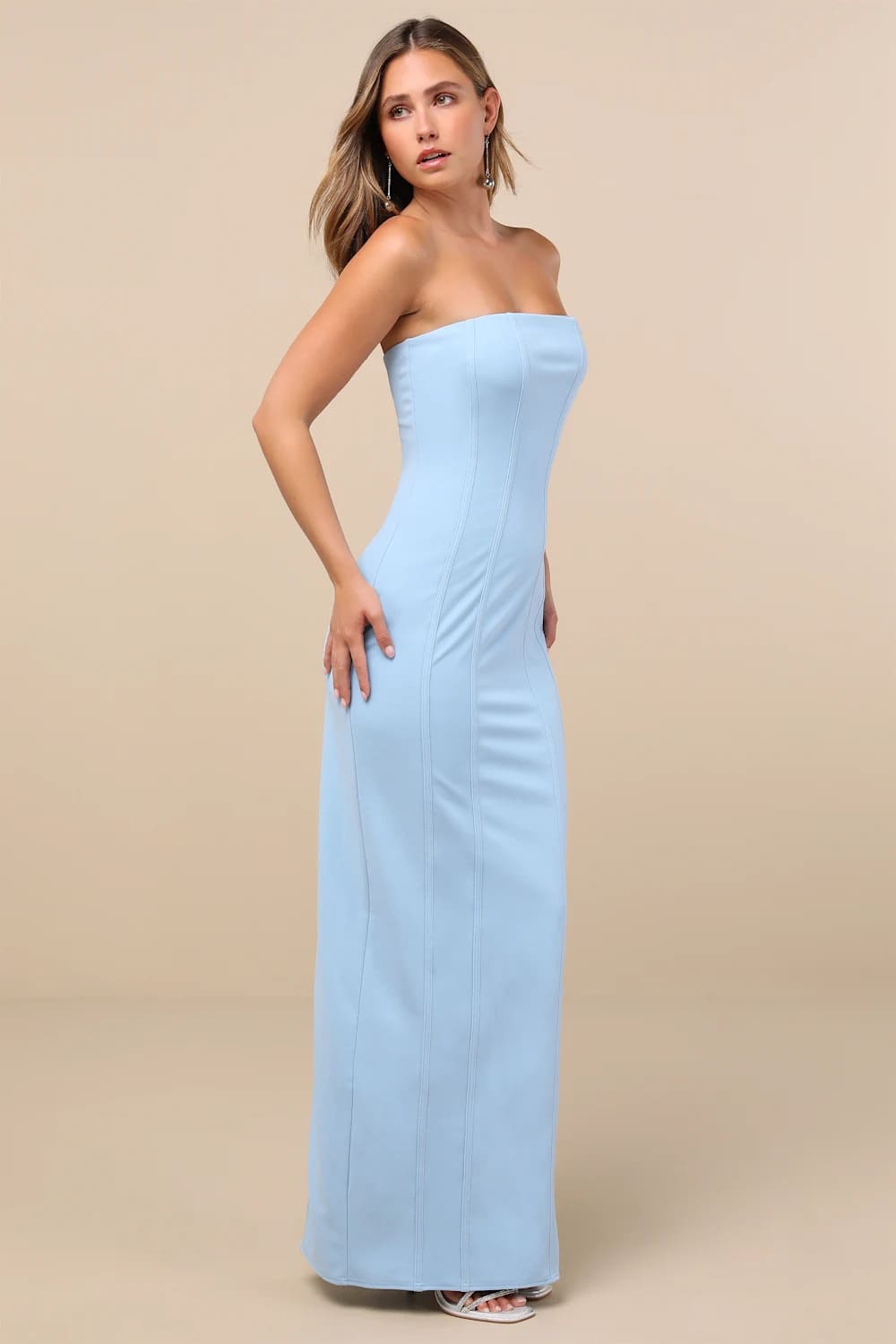 Vestido Diamant Celeste - Imagen 3