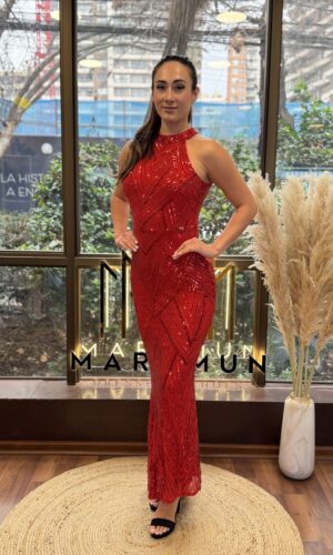 Vestido Geneviève Rojo