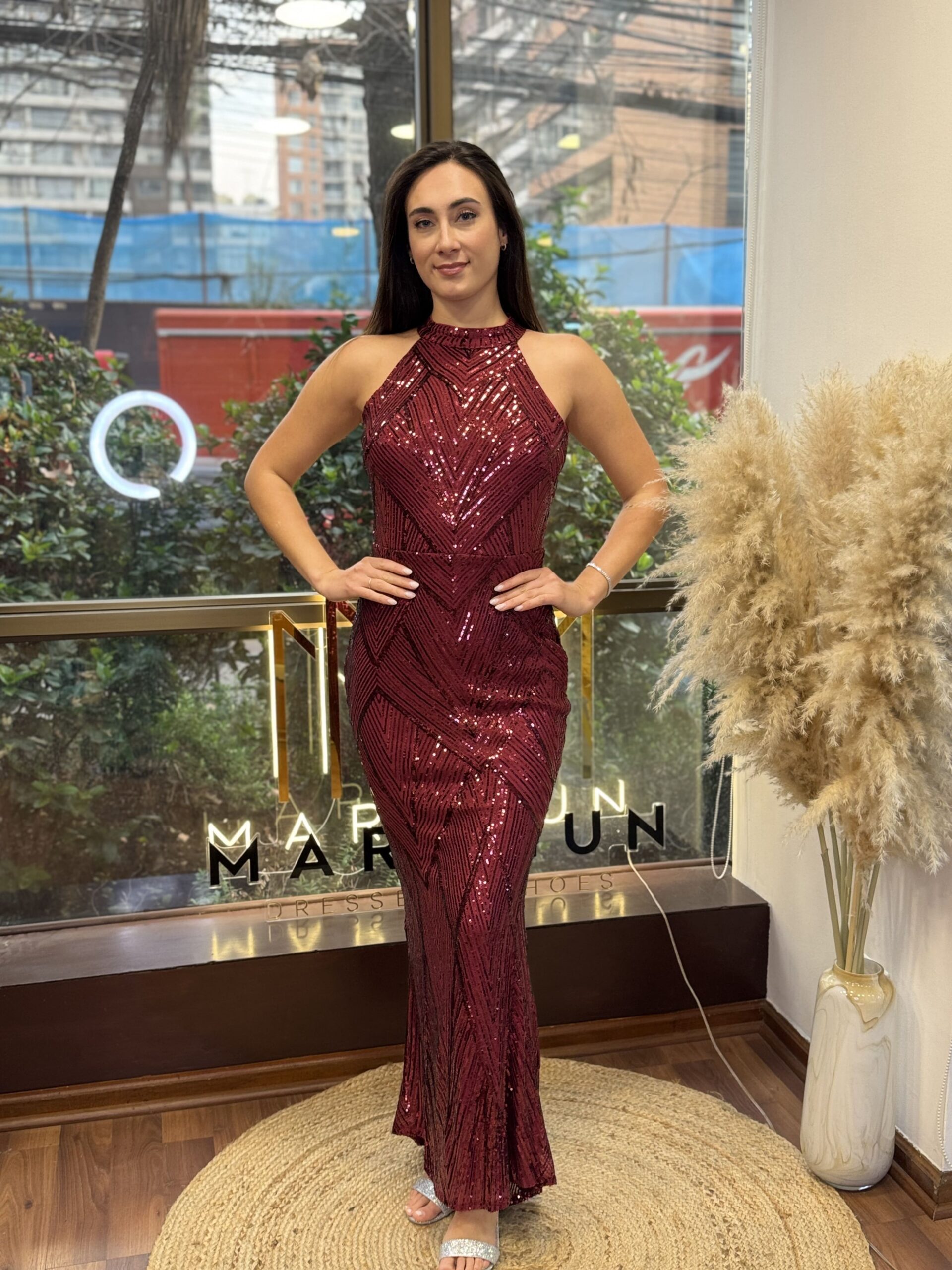 Vestido Geneviève Burdeo