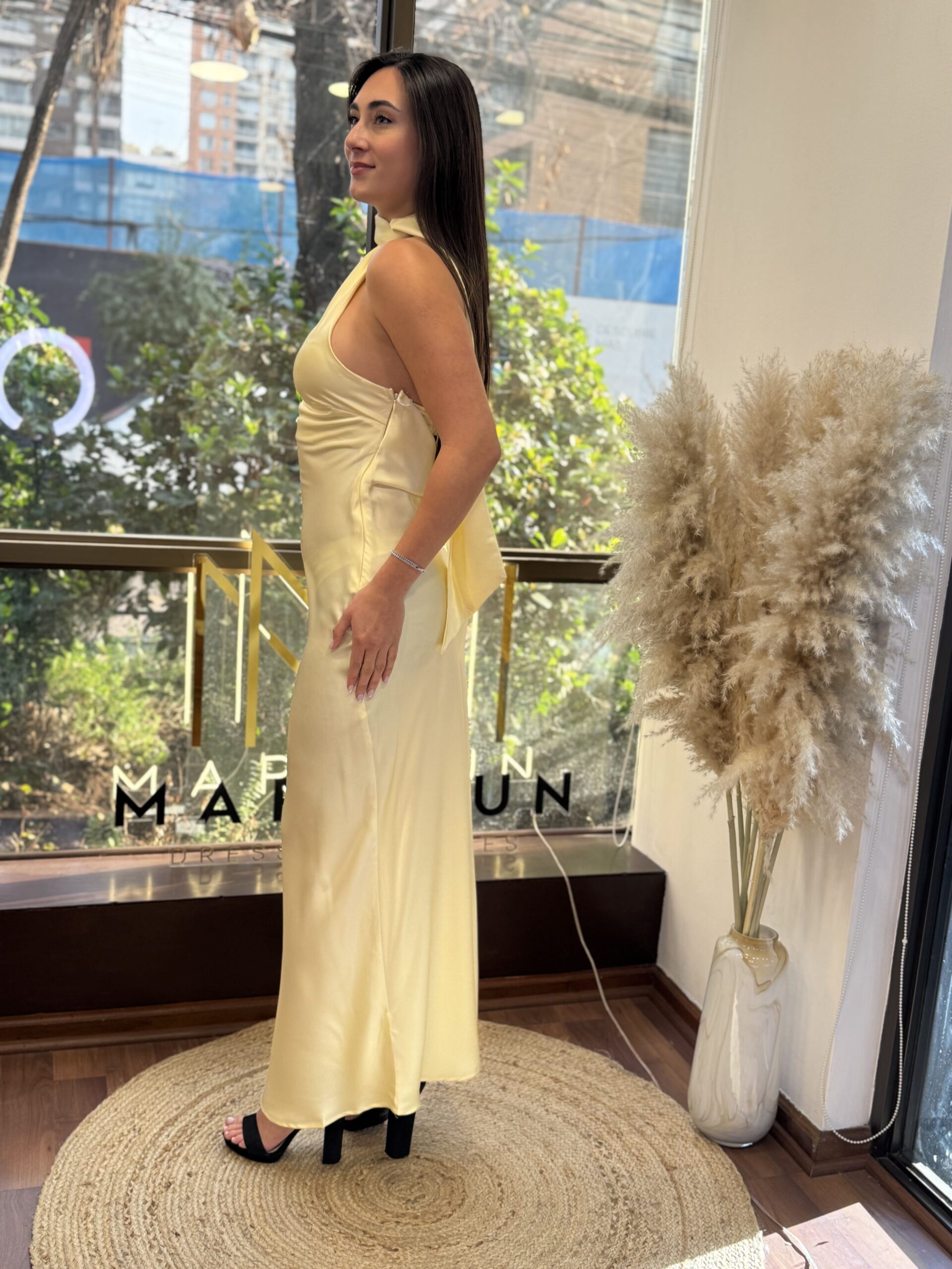 Vestido Juliette Amarillo Pálido - Imagen 2